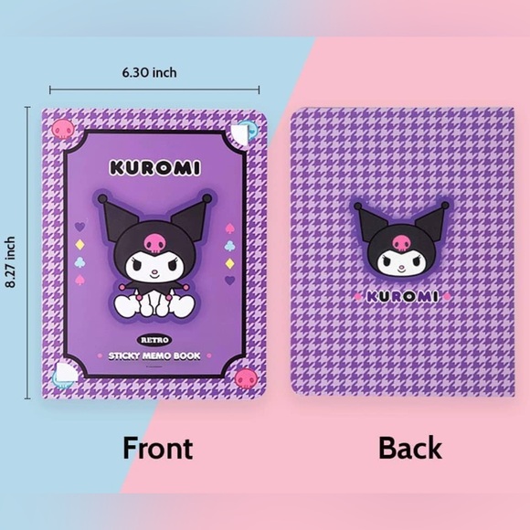 Kuromi Sticky Memo Book - Picture 2 of 5